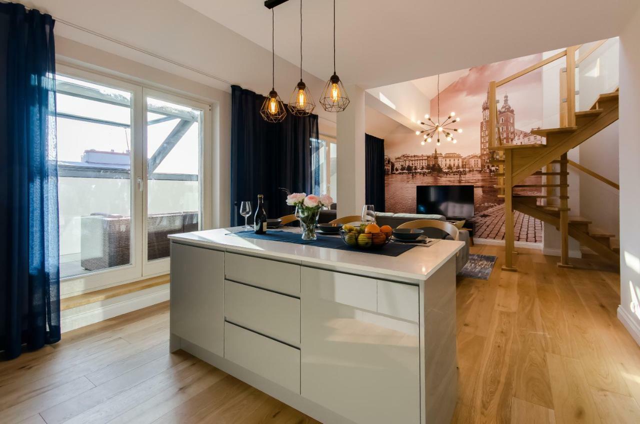 Kazimierz Penthouse With Private Terrace Apartment คราคูฟ ภายนอก รูปภาพ