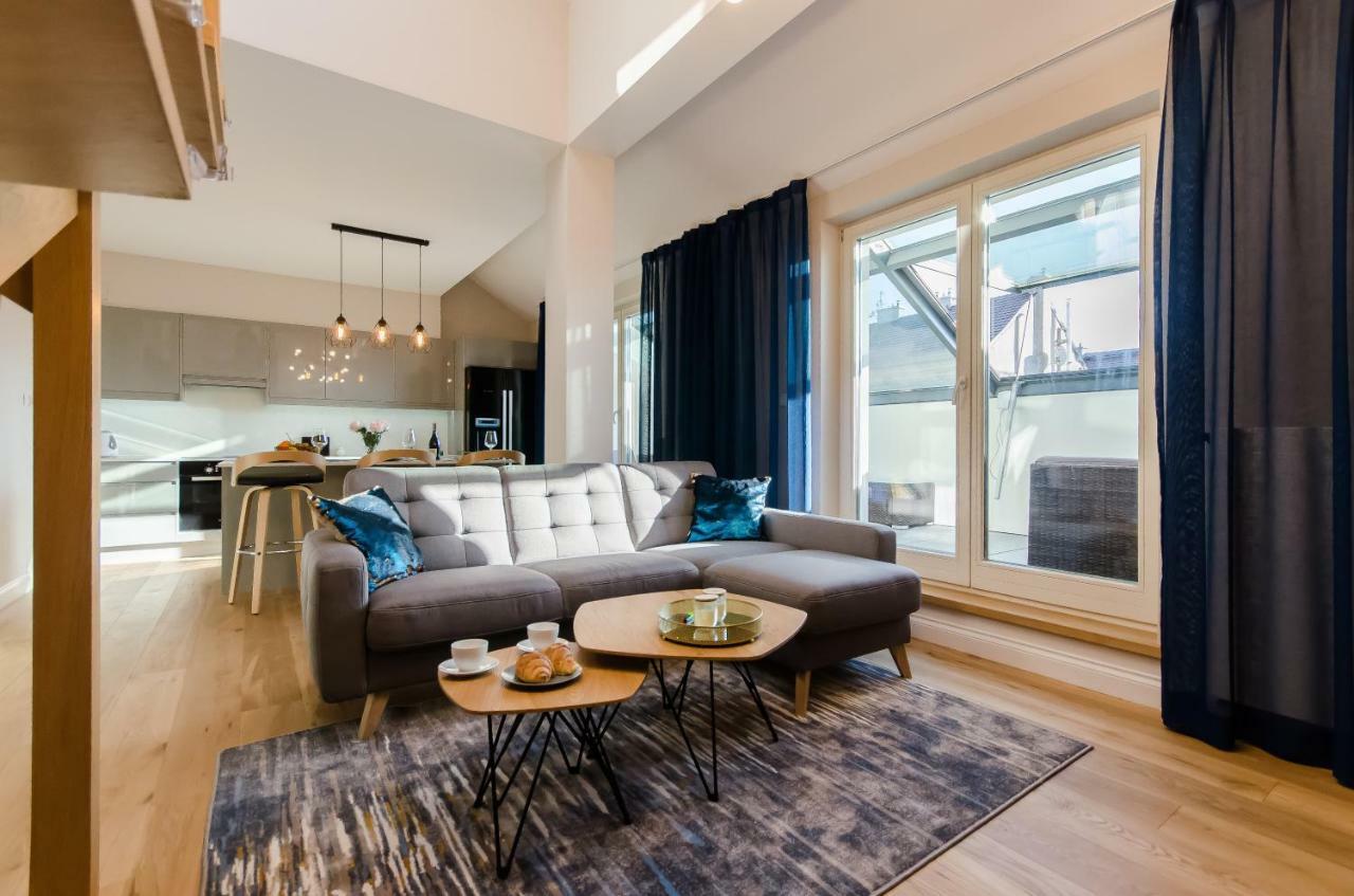 Kazimierz Penthouse With Private Terrace Apartment คราคูฟ ภายนอก รูปภาพ