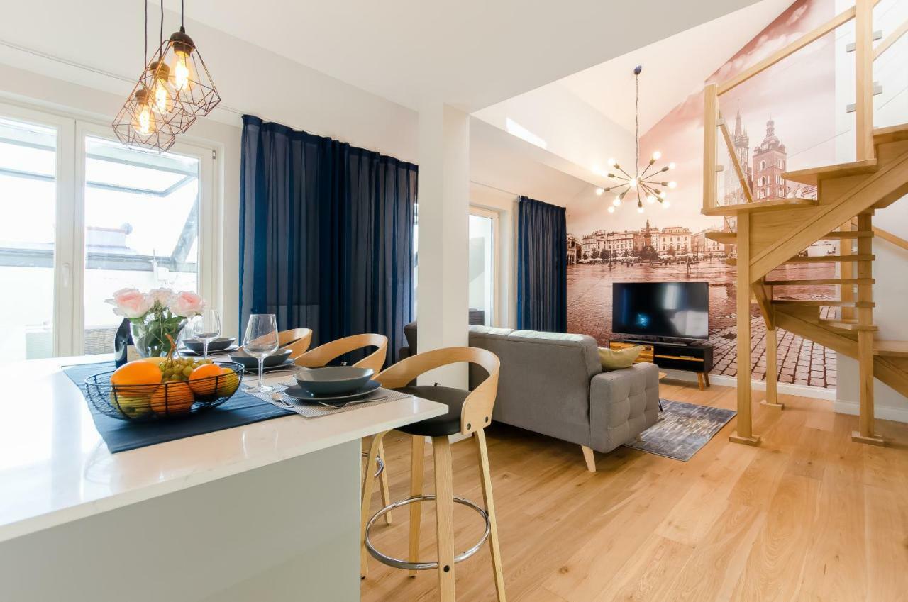 Kazimierz Penthouse With Private Terrace Apartment คราคูฟ ภายนอก รูปภาพ