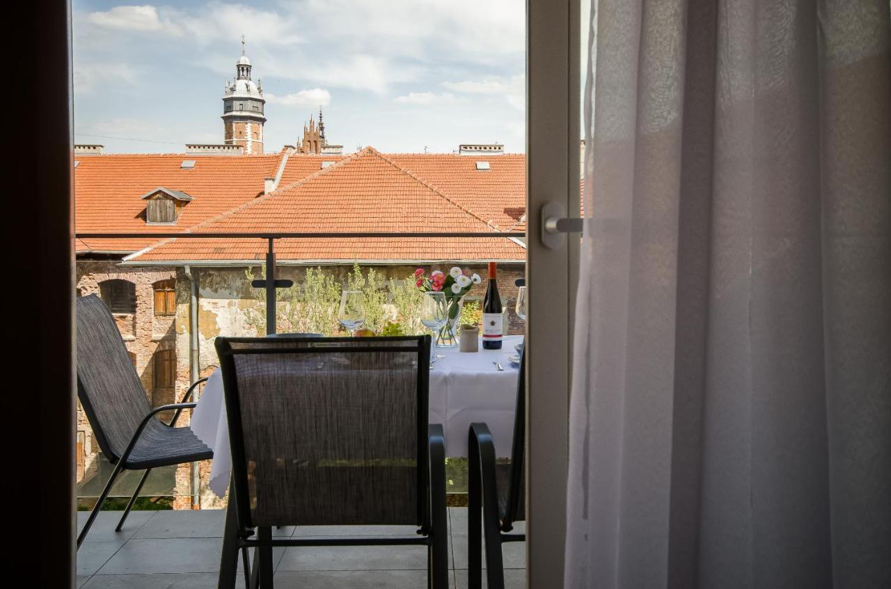 Kazimierz Penthouse With Private Terrace Apartment คราคูฟ ภายนอก รูปภาพ