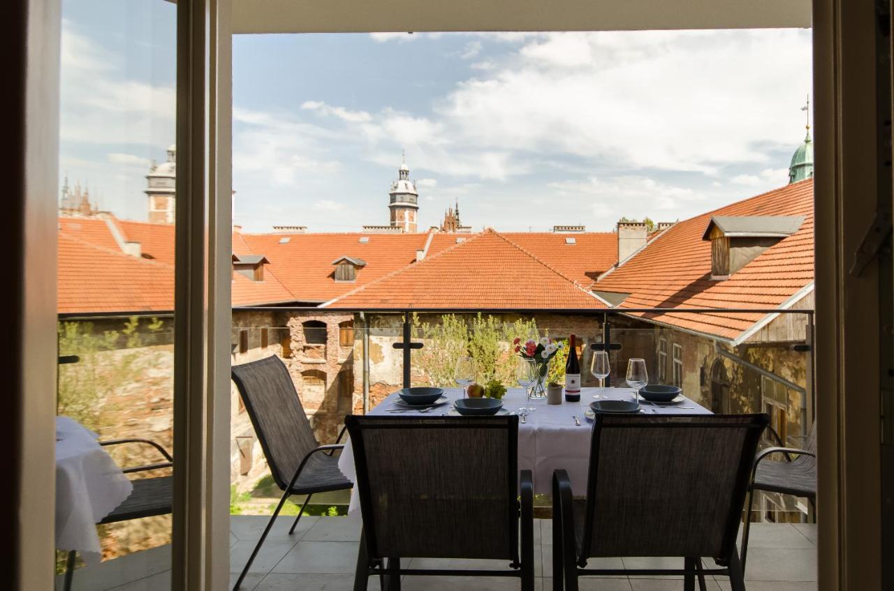 Kazimierz Penthouse With Private Terrace Apartment คราคูฟ ภายนอก รูปภาพ